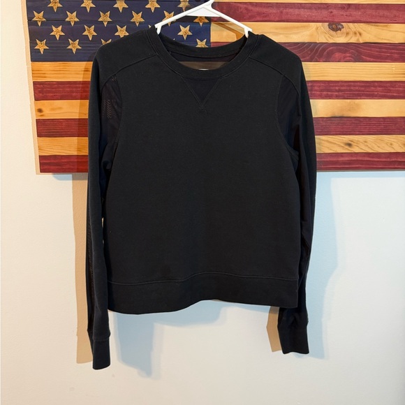 Abercrombie & Fitch Black Mesh Long sleeve - Picture 1 of 7